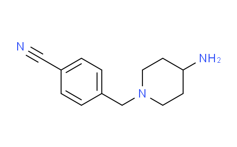 CAS No. 92539-21-4, 4-((4-Aminopiperidin-1-yl)methyl)benzonitrile