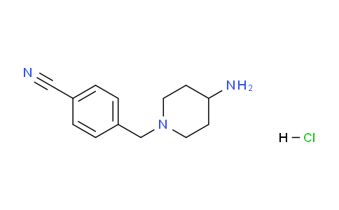 CAS No. 1353977-72-6, 4-((4-Aminopiperidin-1-yl)methyl)benzonitrile hydrochloride