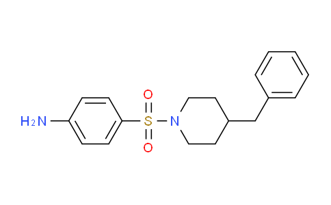 CAS No. 750607-84-2, 4-((4-Benzylpiperidin-1-yl)sulfonyl)aniline