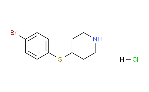 CAS No. 1134681-62-1, 4-((4-Bromophenyl)thio)piperidine hydrochloride