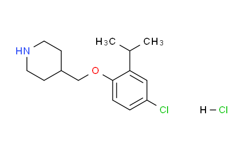 CAS No. 1220032-86-9, 4-((4-Chloro-2-isopropylphenoxy)methyl)piperidine hydrochloride