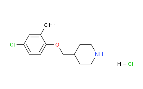 CAS No. 1219972-69-6, 4-((4-Chloro-2-methylphenoxy)methyl)piperidine hydrochloride