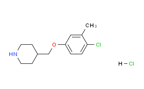 CAS No. 1219961-01-9, 4-((4-Chloro-3-methylphenoxy)methyl)piperidine hydrochloride