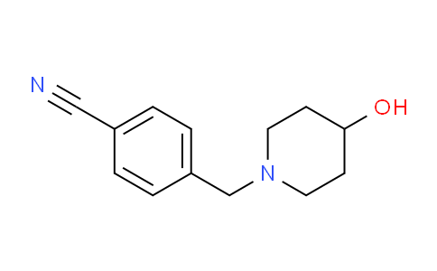 CAS No. 887593-88-6, 4-((4-Hydroxypiperidin-1-yl)methyl)benzonitrile