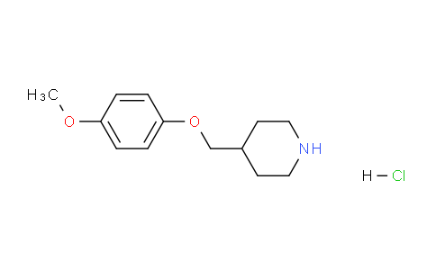 CAS No. 1135262-90-6, 4-((4-Methoxyphenoxy)methyl)piperidine hydrochloride