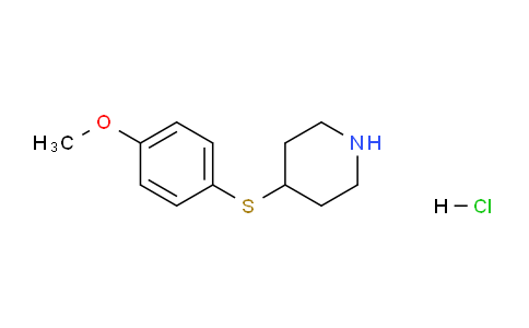 CAS No. 1172883-91-8, 4-((4-Methoxyphenyl)thio)piperidine hydrochloride