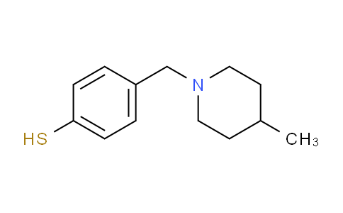CAS No. 1443345-71-8, 4-((4-Methylpiperidin-1-yl)methyl)benzenethiol