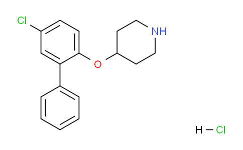 CAS No. 1219979-12-0, 4-((5-Chloro-[1,1'-biphenyl]-2-yl)oxy)piperidine hydrochloride