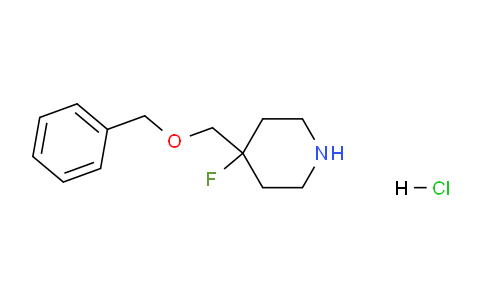 CAS No. 1427173-47-4, 4-((Benzyloxy)methyl)-4-fluoropiperidine hydrochloride