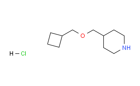 CAS No. 1219979-37-9, 4-((Cyclobutylmethoxy)methyl)piperidine hydrochloride
