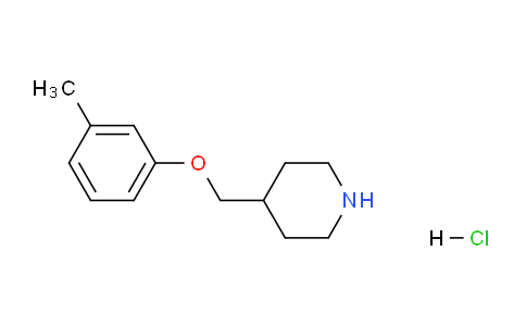CAS No. 614731-24-7, 4-((m-Tolyloxy)methyl)piperidine hydrochloride