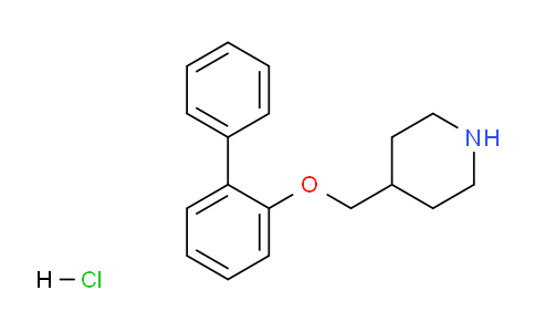 CAS No. 1185061-40-8, 4-(([1,1'-Biphenyl]-2-yloxy)methyl)piperidine hydrochloride