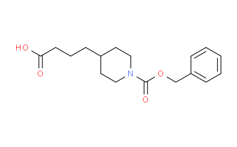 CAS No. 204139-61-7, 4-(1-((benzyloxy)carbonyl)piperidin-4-yl)butanoic acid