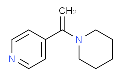 CAS No. 55482-78-5, 4-(1-(Piperidin-1-yl)vinyl)pyridine