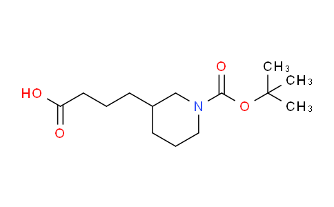 CAS No. 318536-95-7, 4-(1-(tert-Butoxycarbonyl)piperidin-3-yl)butanoic acid