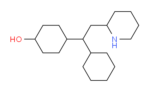 CAS No. 89787-89-3, 4-(1-Cyclohexyl-2-(piperidin-2-yl)ethyl)cyclohexanol