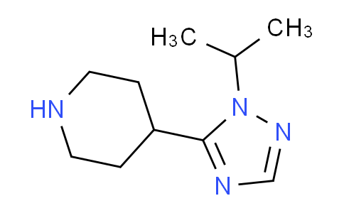 CAS No. 1708380-17-9, 4-(1-Isopropyl-1H-1,2,4-triazol-5-yl)piperidine