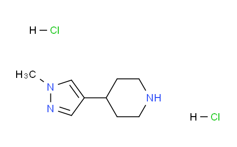 CAS No. 1137950-26-5, 4-(1-Methyl-1H-pyrazol-4-yl)piperidine dihydrochloride