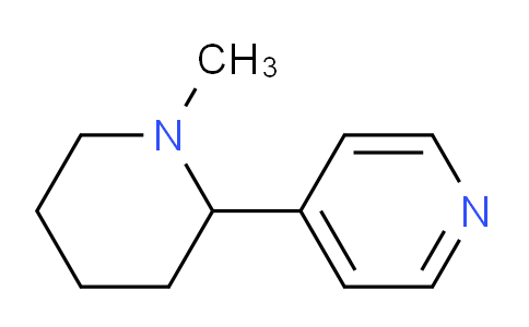 CAS No. 104936-72-3, 4-(1-Methylpiperidin-2-yl)pyridine