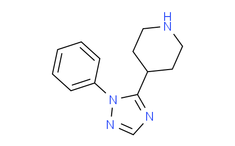 CAS No. 1713648-57-7, 4-(1-Phenyl-1H-1,2,4-triazol-5-yl)piperidine
