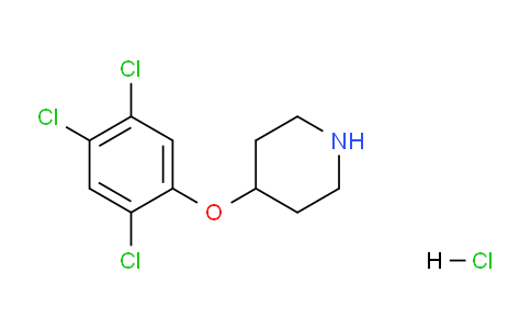 CAS No. 1219981-42-6, 4-(2,4,5-Trichlorophenoxy)piperidine hydrochloride