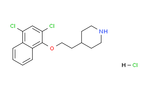 CAS No. 1219982-67-8, 4-(2-((2,4-Dichloronaphthalen-1-yl)oxy)ethyl)piperidine hydrochloride