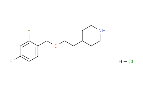 CAS No. 1220038-85-6, 4-(2-((2,4-Difluorobenzyl)oxy)ethyl)piperidine hydrochloride