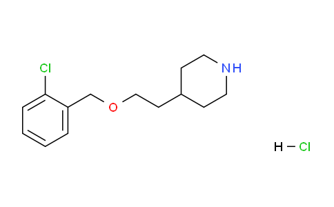 CAS No. 1220030-36-3, 4-(2-((2-Chlorobenzyl)oxy)ethyl)piperidine hydrochloride