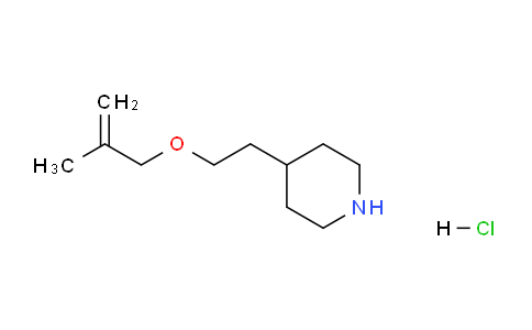 CAS No. 1219980-82-1, 4-(2-((2-Methylallyl)oxy)ethyl)piperidine hydrochloride