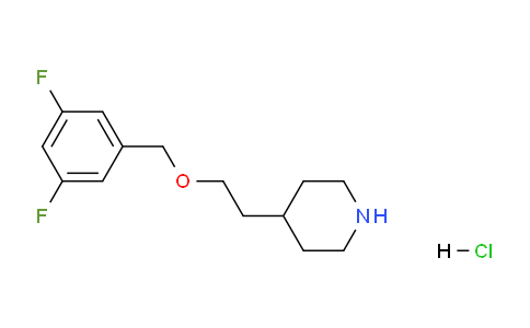 CAS No. 1220038-94-7, 4-(2-((3,5-Difluorobenzyl)oxy)ethyl)piperidine hydrochloride