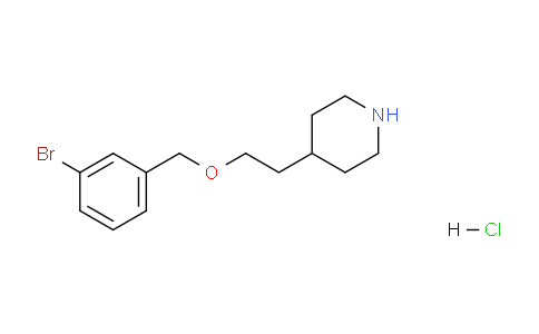CAS No. 1220038-82-3, 4-(2-((3-Bromobenzyl)oxy)ethyl)piperidine hydrochloride