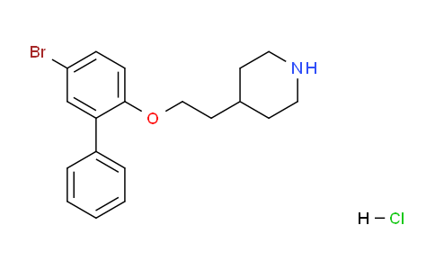 CAS No. 1220029-92-4, 4-(2-((5-Bromo-[1,1'-biphenyl]-2-yl)oxy)ethyl)piperidine hydrochloride