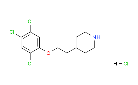 CAS No. 1220036-92-9, 4-(2-(2,4,5-Trichlorophenoxy)ethyl)piperidine hydrochloride