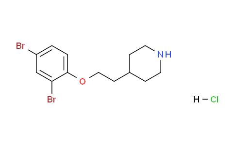 CAS No. 1219972-15-2, 4-(2-(2,4-Dibromophenoxy)ethyl)piperidine hydrochloride