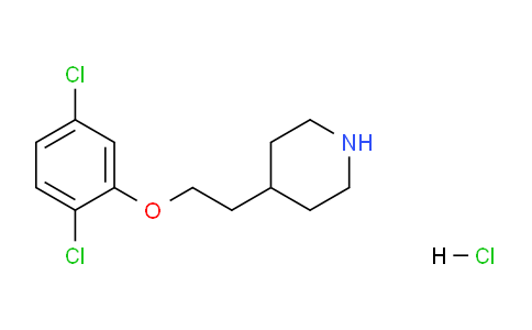CAS No. 1220031-65-1, 4-(2-(2,5-Dichlorophenoxy)ethyl)piperidine hydrochloride