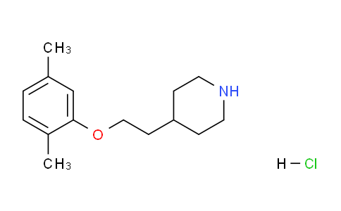 CAS No. 1219976-22-3, 4-(2-(2,5-Dimethylphenoxy)ethyl)piperidine hydrochloride