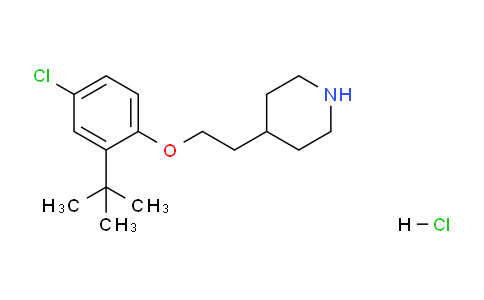 CAS No. 1220030-83-0, 4-(2-(2-(tert-Butyl)-4-chlorophenoxy)ethyl)piperidine hydrochloride