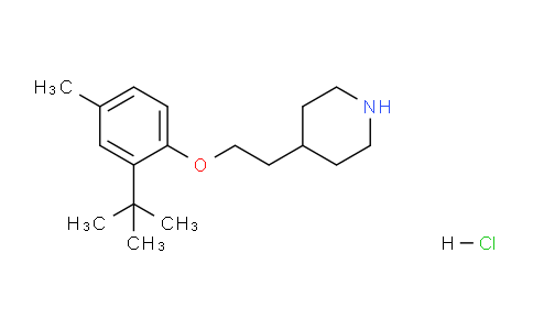 CAS No. 1219967-83-5, 4-(2-(2-(tert-Butyl)-4-methylphenoxy)ethyl)piperidine hydrochloride
