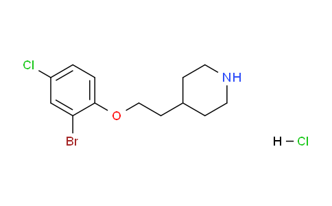 CAS No. 1220019-56-6, 4-(2-(2-Bromo-4-chlorophenoxy)ethyl)piperidine hydrochloride