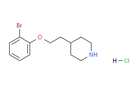 CAS No. 1220018-66-5, 4-(2-(2-Bromophenoxy)ethyl)piperidine hydrochloride