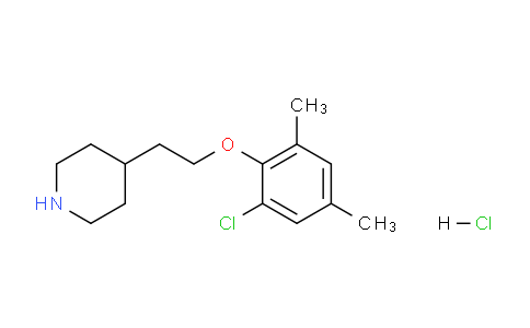CAS No. 1219967-37-9, 4-(2-(2-Chloro-4,6-dimethylphenoxy)ethyl)piperidine hydrochloride