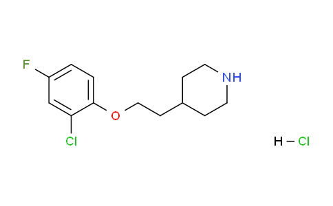 CAS No. 1220036-86-1, 4-(2-(2-Chloro-4-fluorophenoxy)ethyl)piperidine hydrochloride