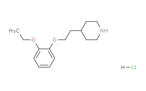 CAS No. 1219981-45-9, 4-(2-(2-Ethoxyphenoxy)ethyl)piperidine hydrochloride
