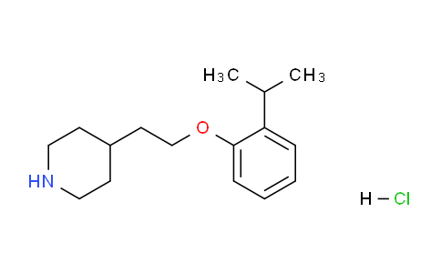 CAS No. 1220028-74-9, 4-(2-(2-Isopropylphenoxy)ethyl)piperidine hydrochloride