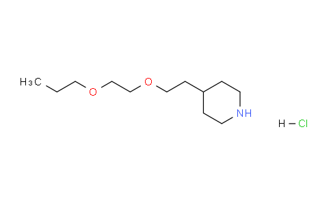 CAS No. 1220028-36-3, 4-(2-(2-Propoxyethoxy)ethyl)piperidine hydrochloride