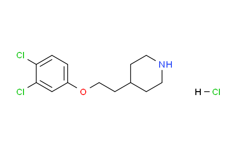 CAS No. 158550-34-6, 4-(2-(3,4-Dichlorophenoxy)ethyl)piperidine hydrochloride