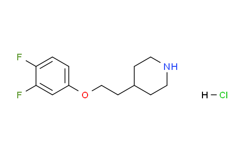 CAS No. 1057343-41-5, 4-(2-(3,4-Difluorophenoxy)ethyl)piperidine hydrochloride