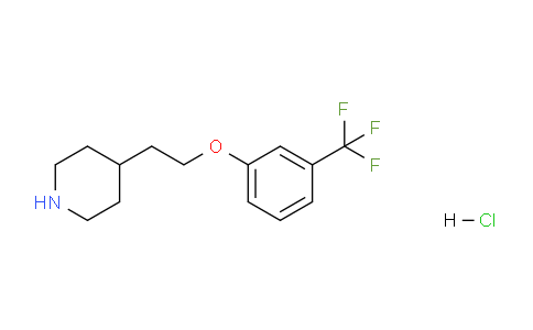 CAS No. 1219968-00-9, 4-(2-(3-(Trifluoromethyl)phenoxy)ethyl)piperidine hydrochloride
