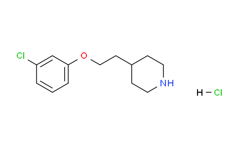 CAS No. 1219949-33-3, 4-(2-(3-Chlorophenoxy)ethyl)piperidine hydrochloride