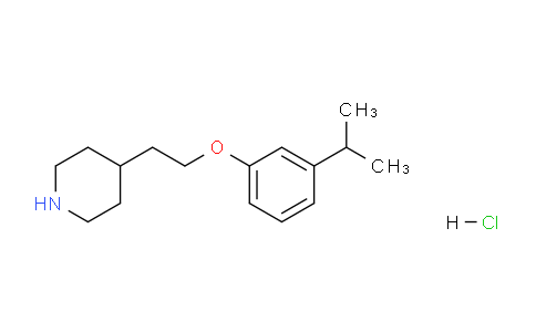 CAS No. 1220031-90-2, 4-(2-(3-Isopropylphenoxy)ethyl)piperidine hydrochloride